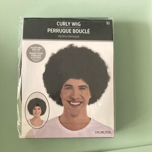 Curly Black Wig
